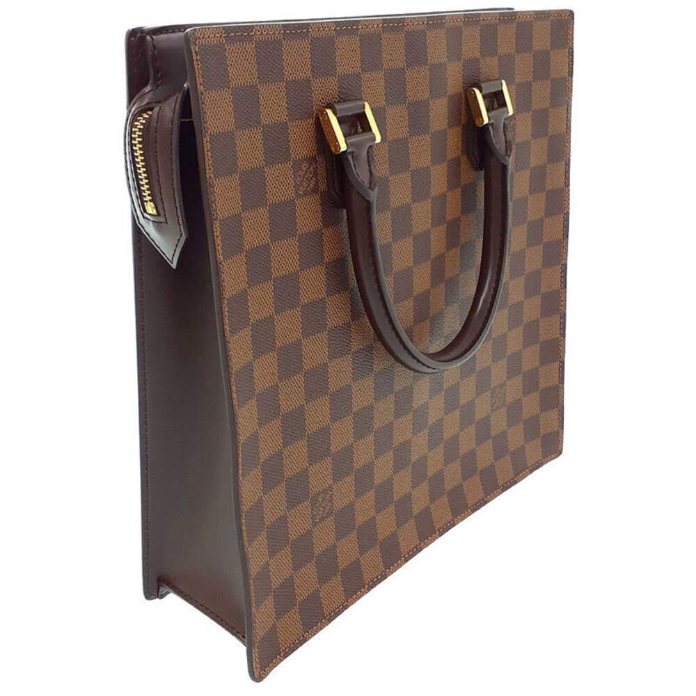 Louis Vuitton Brown Ebene Tote Bag Damier Venise